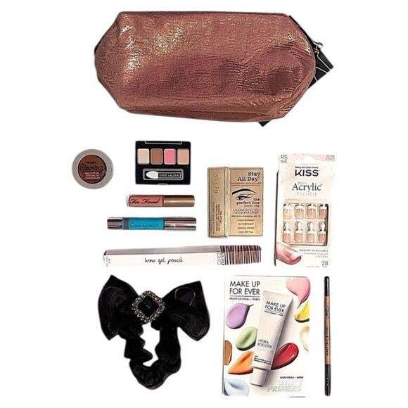Big Bundle Of Makeup And Cosmetic Bag (Over $100 Retail) - Picture 1 of 7